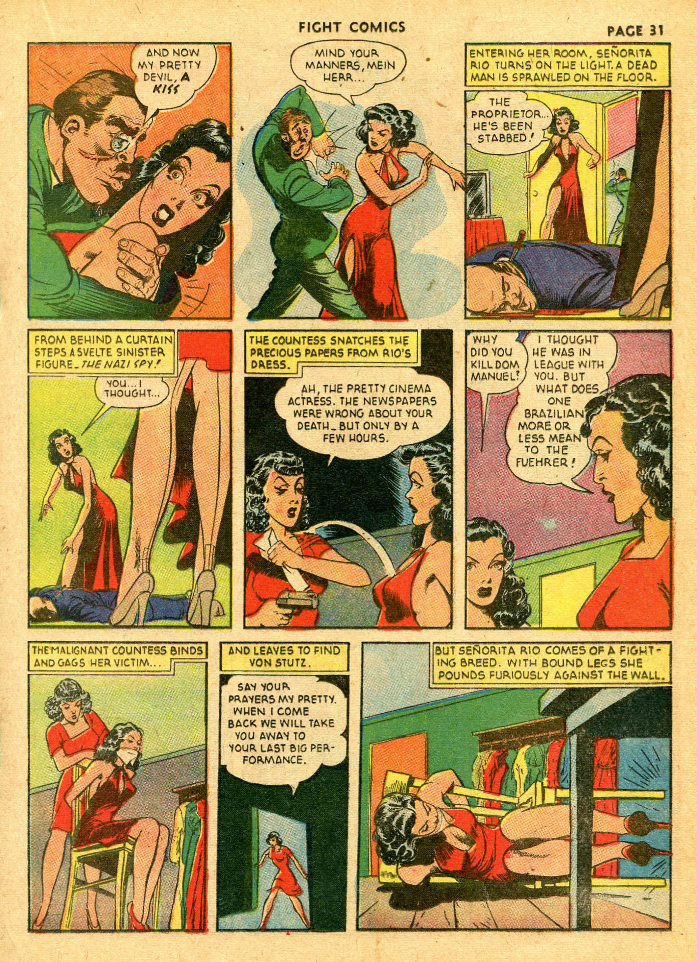 Read online Fight Comics comic -  Issue #19 - 33