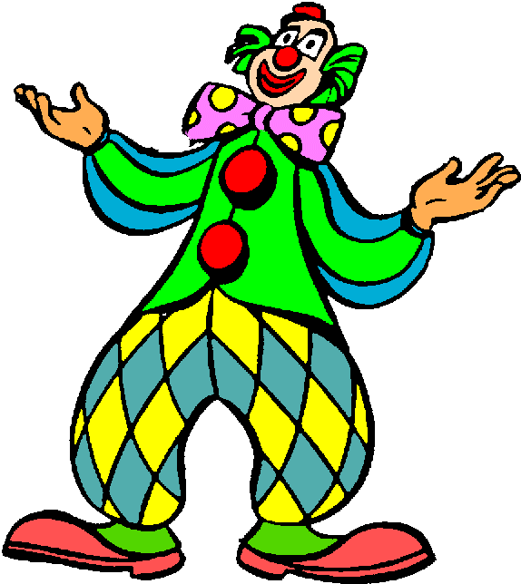 clipart of a clown - photo #30
