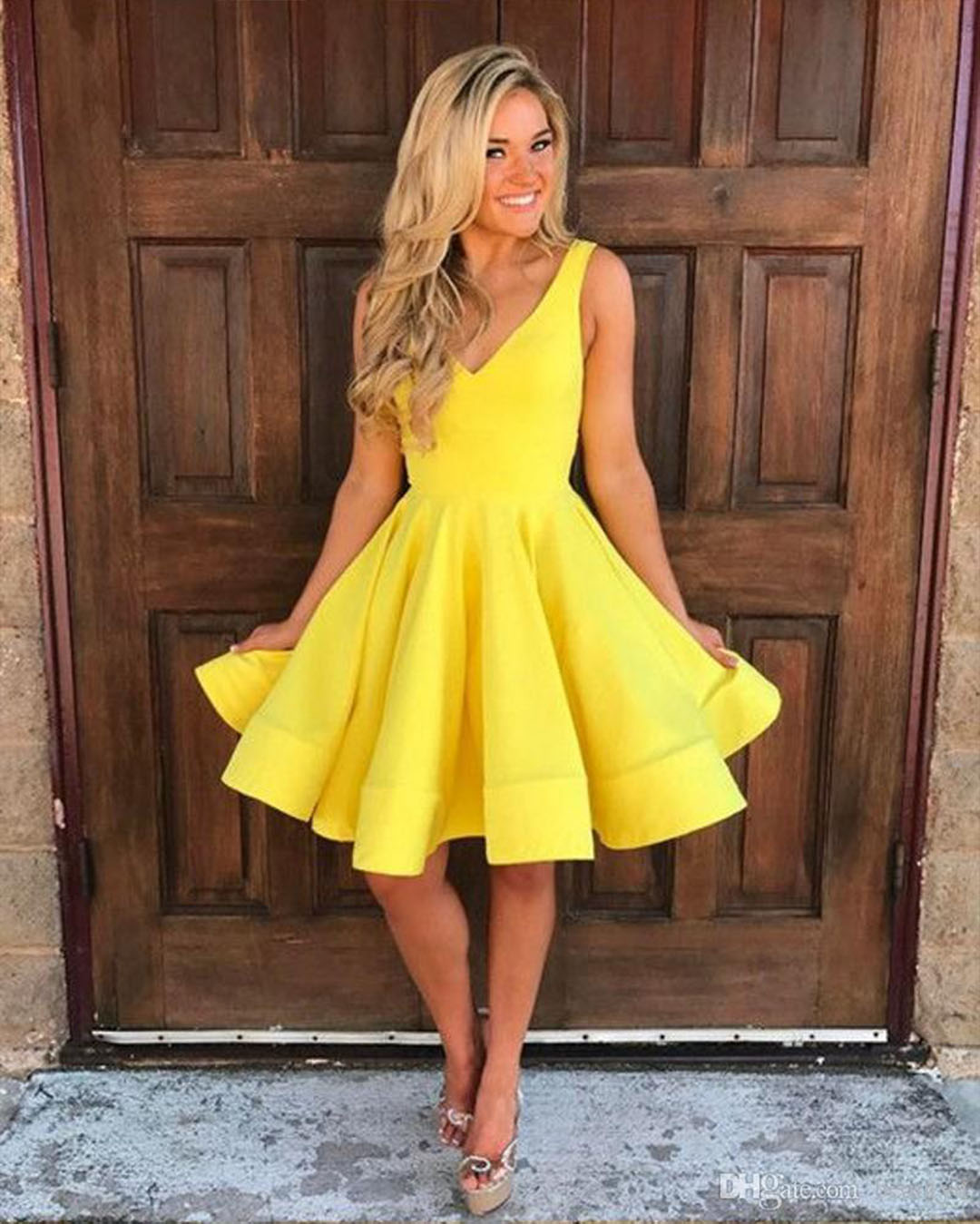 Venta > vestidos amarillos para fiesta > en stock