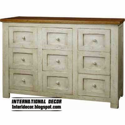 Provence style interior furniture drawer