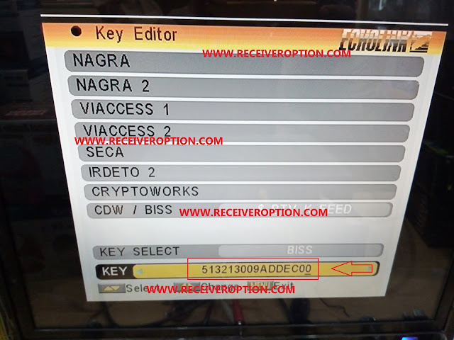 ECHOLINK EL-5060 2CA USB RECEIVER BISS KEY OPTION
