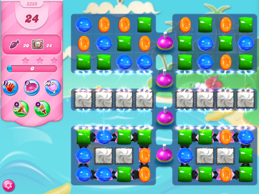 Candy Crush Saga level 3389 Candy Crush Saga level 3389