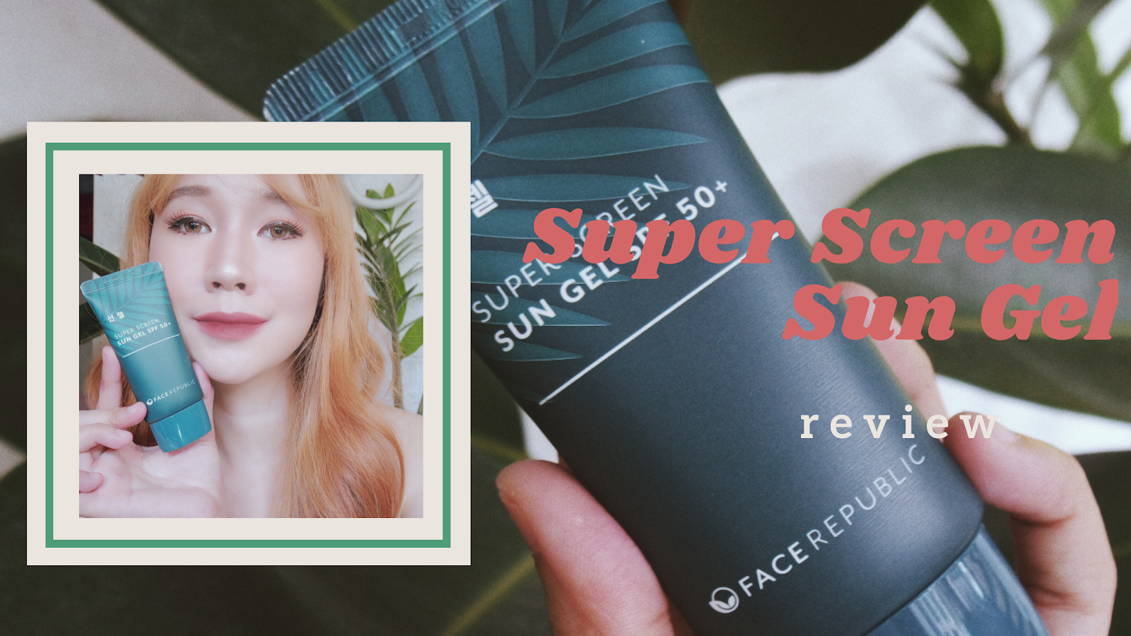 Face Republic Super Screen Sun Gel SPF 50+ Review pinkislovebynix
