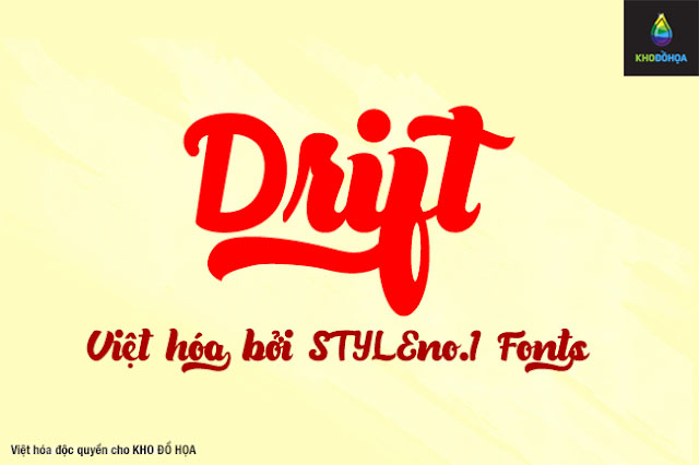 Font Việt hóa SVN-Drift