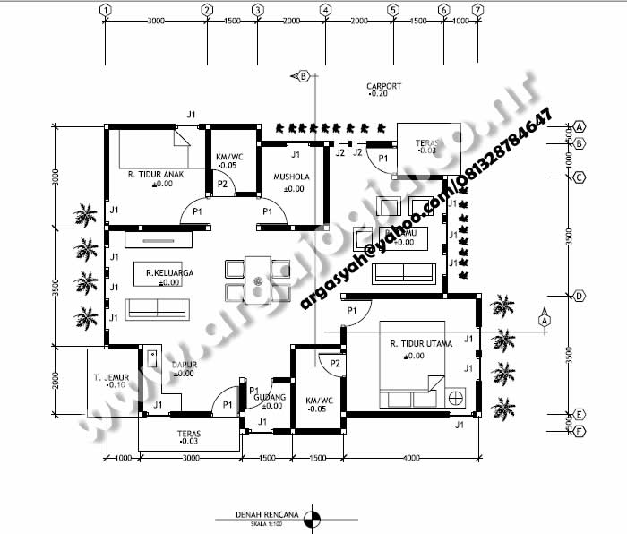  Desain  Rumah  Modern Minimalis Tropis Arga Jogja Files