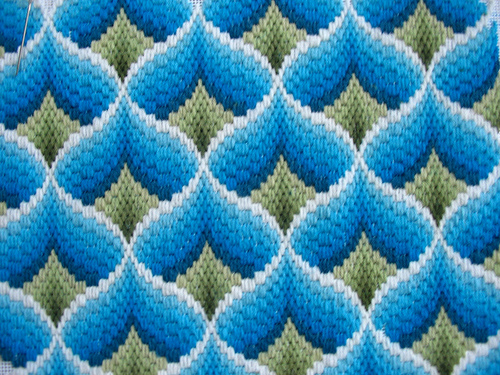 CREATIVE SPHERE Bargello Needlepoint Bargello westlund afghan