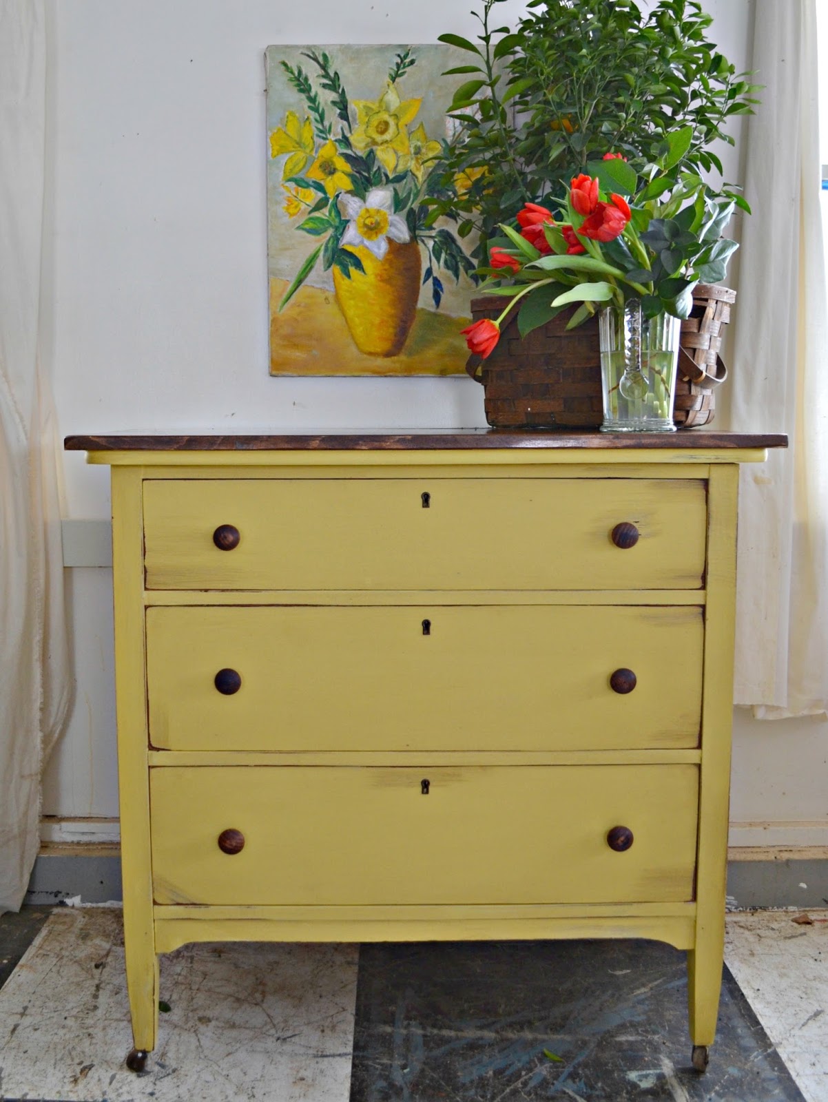 Heir and Space An Antique Dresser Turned Kitchen Island