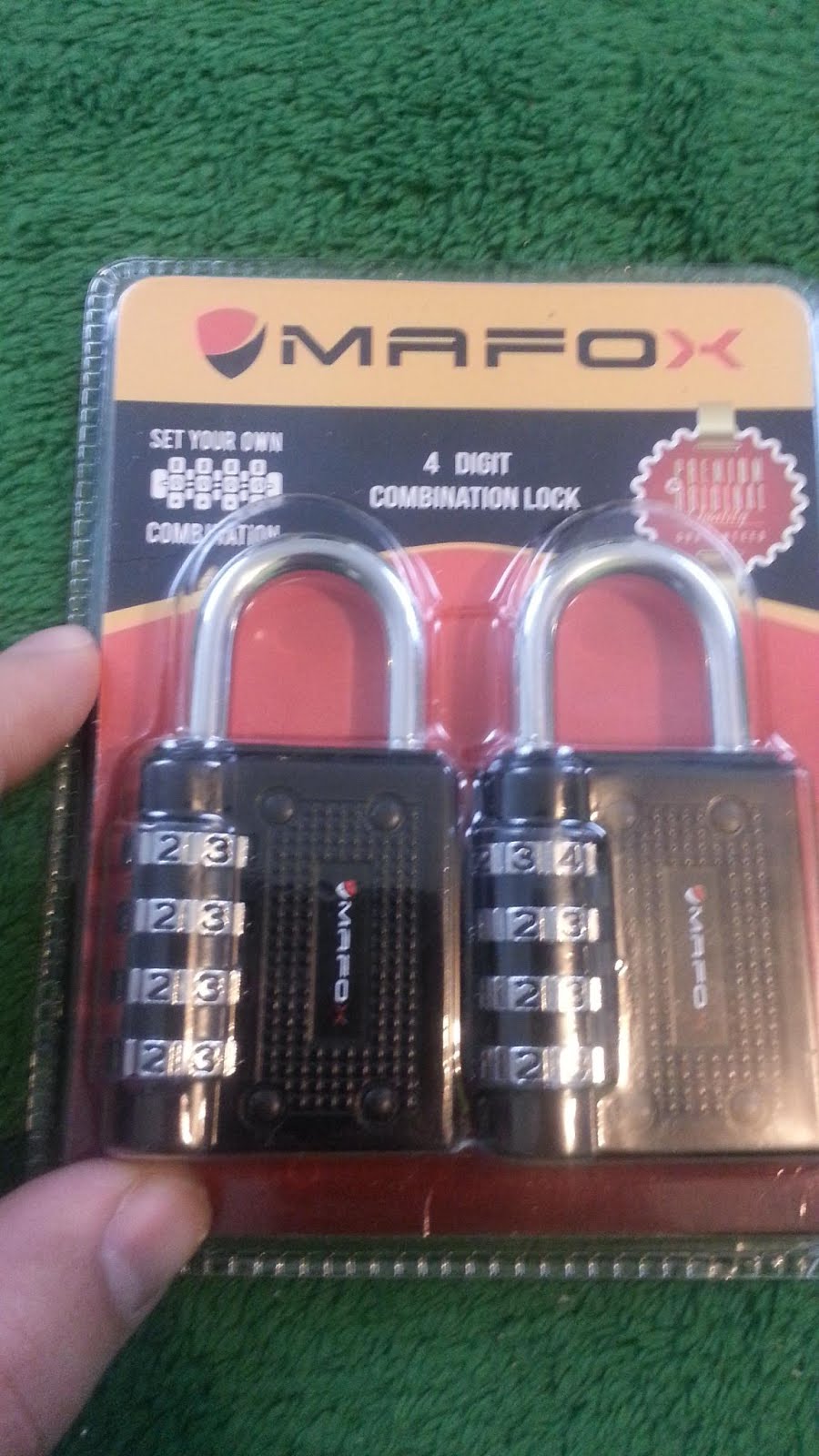 Combinationlock Tamper Proof Shim Proof Combination Lock MAFOX 2 Pack