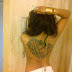 PHOTO :::: Tonto Dikeh Reveals Her Tattoo
