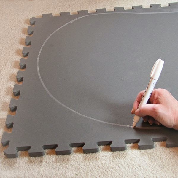 Learn how to make your own Moss Shower Mat Messy Mag