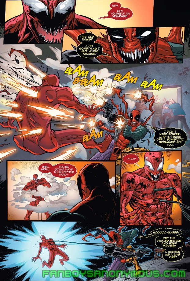Follow Deadpool and Carnage's comic book history with Comixology on Android and iOS