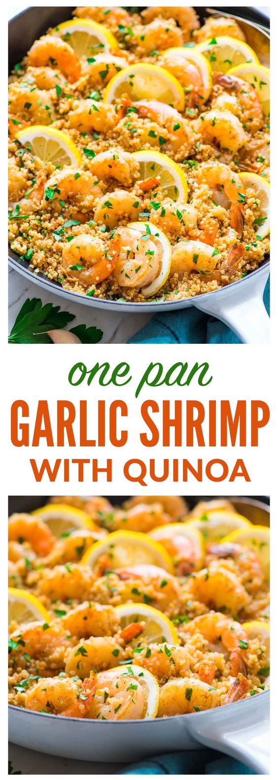Garlic Shrimp with Quinoa | Awesome Foods