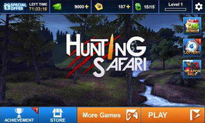 Hunting Safari 3D Mod+Apk v1.1 (Unlimtied Money) 