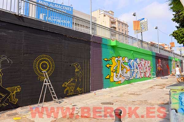 Graffitis Barcelona 2014