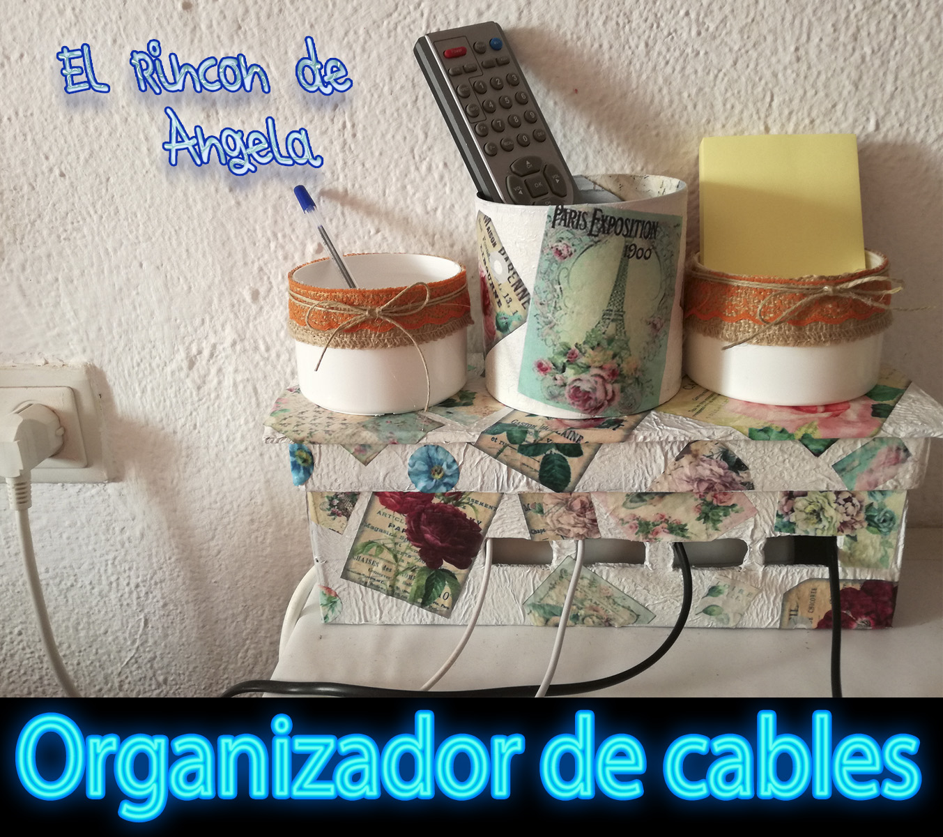 Caja Cables Organizador Changsuo Caja De Gestiu00f3n De Cables