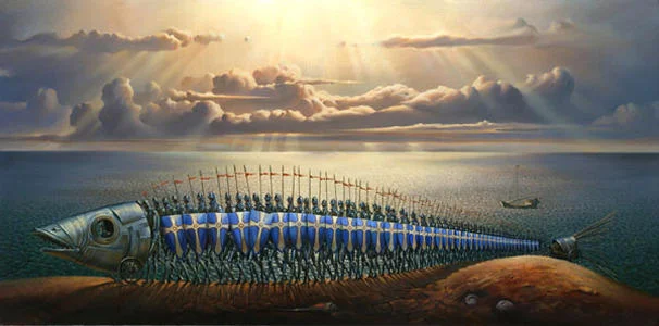 Vladimir Kush 1965 | Russian painter | The  Surreal Landscapes