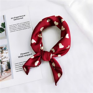 Women Square Scarf Hair Tie Band For Business Party Women Square Scarf Hair Tie Band For Business Party