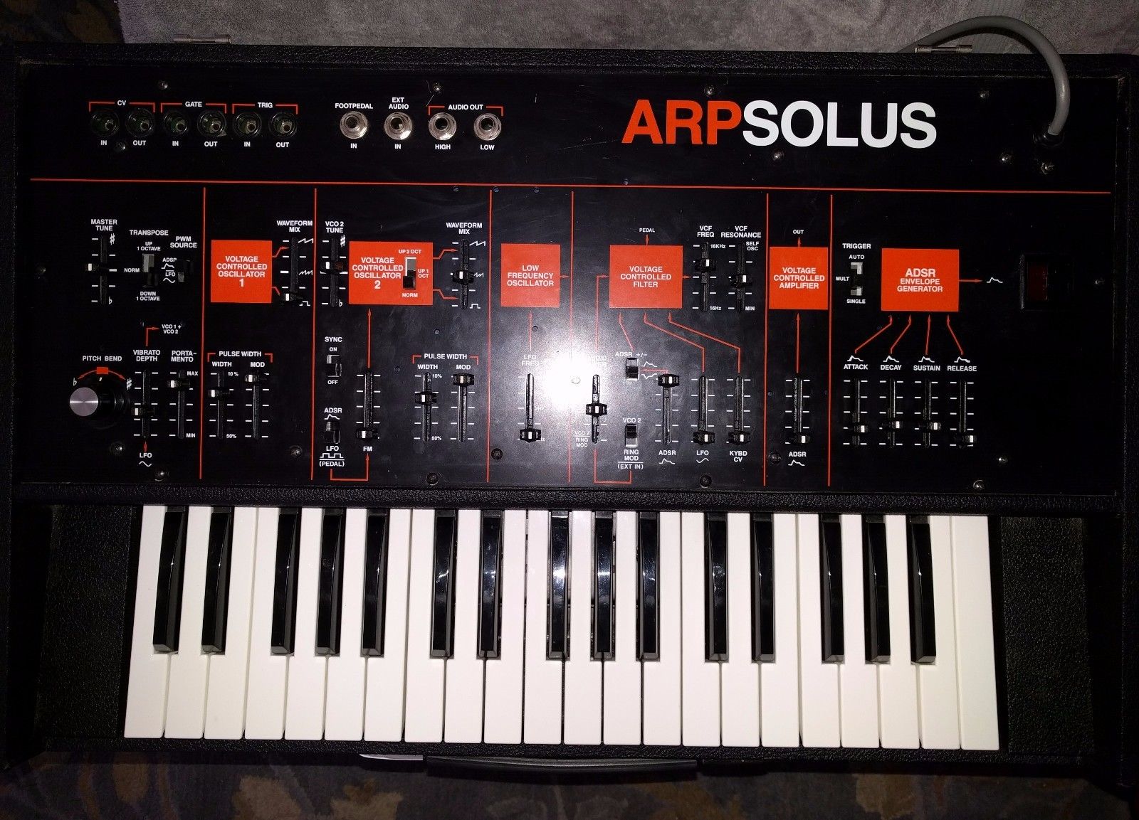 MATRIXSYNTH ARP SOLUS Vintage Analog Synthesizer SN 2353364