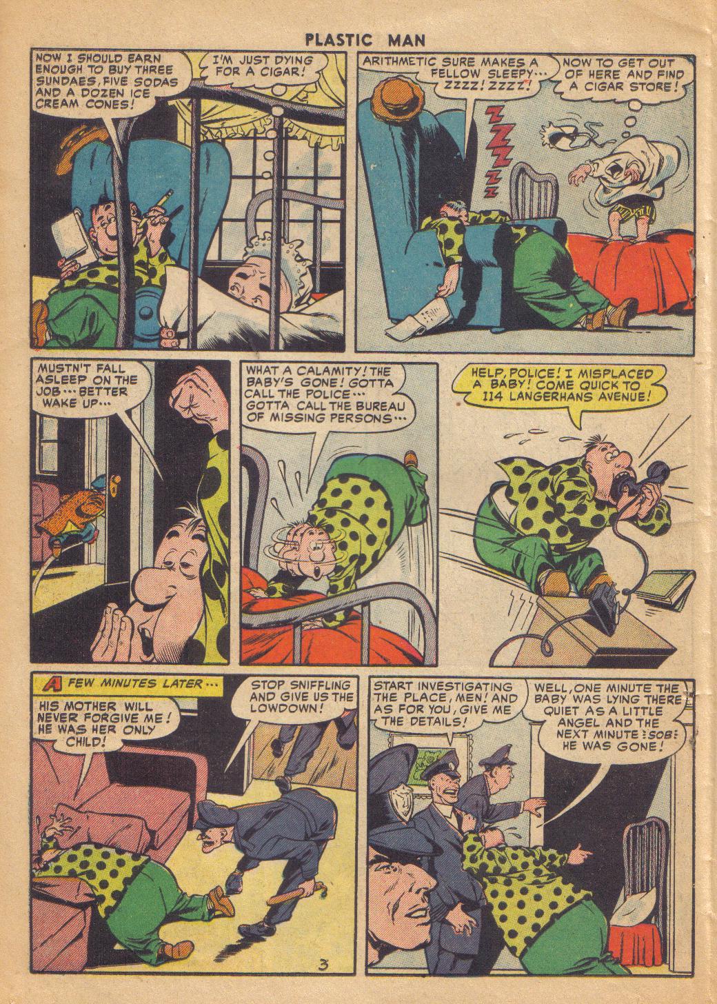 Read online Plastic Man (1943) comic -  Issue #50 - 16