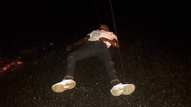 Graphic: Truck crushes commercial motorcyclist, female passenger to death in Akwa Ibom
