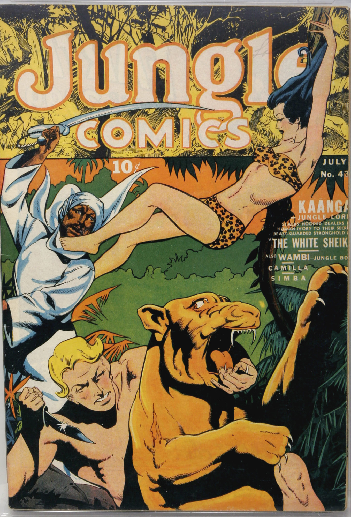 Read online Jungle Comics comic -  Issue #43 - 1