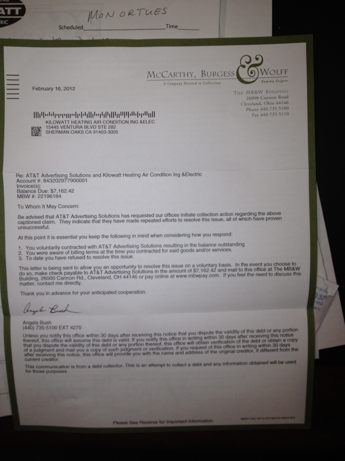 AT&T Pay Per Click Scam