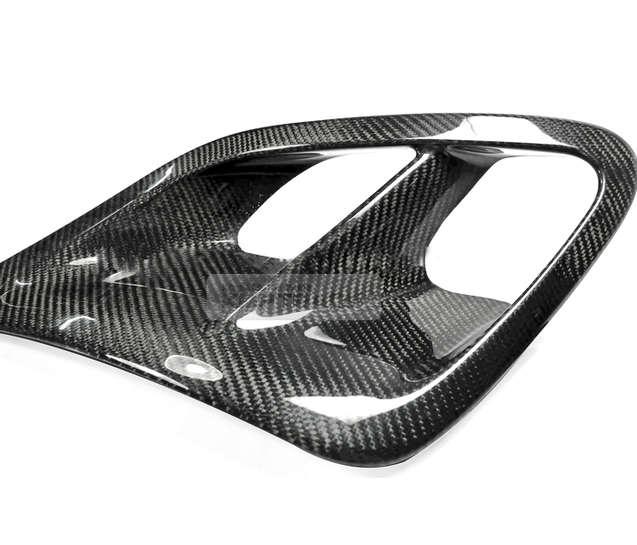 KMP TRADE Carbon Fiber Rear Fender Air Scoop Intake Air Duct Fit