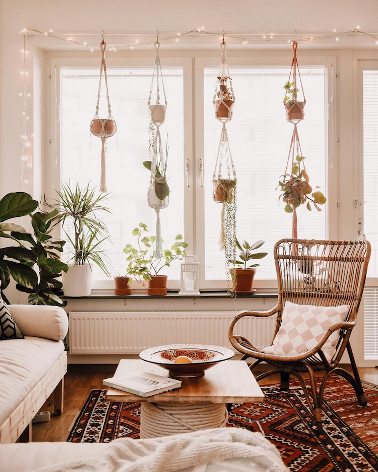 slaapkamer met accentmuur