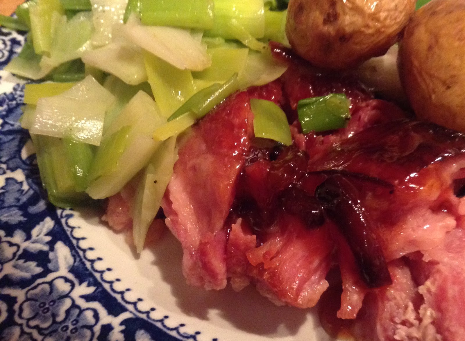 Aspirational Mouse Marmalade glazed gammon