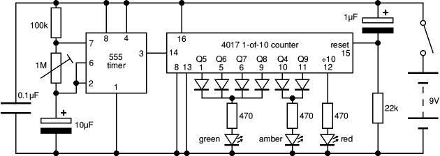 Schematic & Wiring Diagram: Traffic Light Schematic Diagram