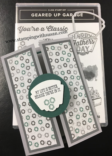 Stampin' Up!, Classic Garage Suite, www.stampingwithsusan.com, Fun Fold