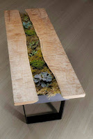 Mesas de madera rústicas artesanales