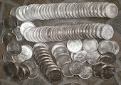 Uang koin 2,5G WILHELMINA 1943 (LANGKA)