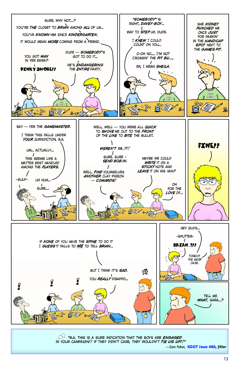 Read online Knights of the Dinner Table comic -  Issue #194 - 15