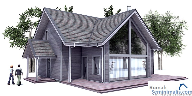 Denah Model Desain Gambar Rumah Minimalis Idaman Sederhana Tipe 102