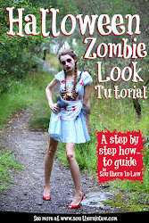 step zombie face paint makeup halloween tutorial