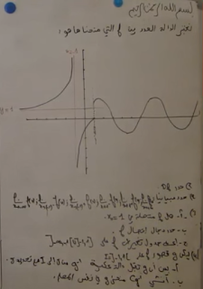 تمرين 27 حول النهايات والاتصال دراسة دالة انطلاقا من المنحنى 