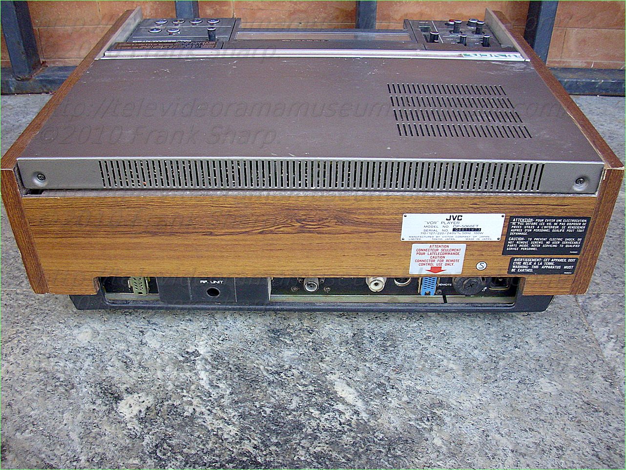 Tele Video Rama Museum !™. JVC "VCR" PLAYER CP5060 (UMATIC) YEAR 1979.