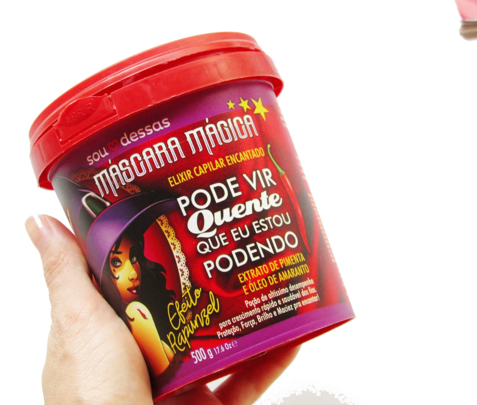 Máscara Mágica Pode vir quente que eu estou podendo Simples Bella