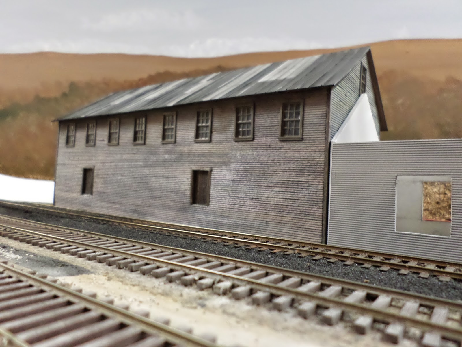 Central Vermont Railway Waterbury Freight House 4 Two story "old