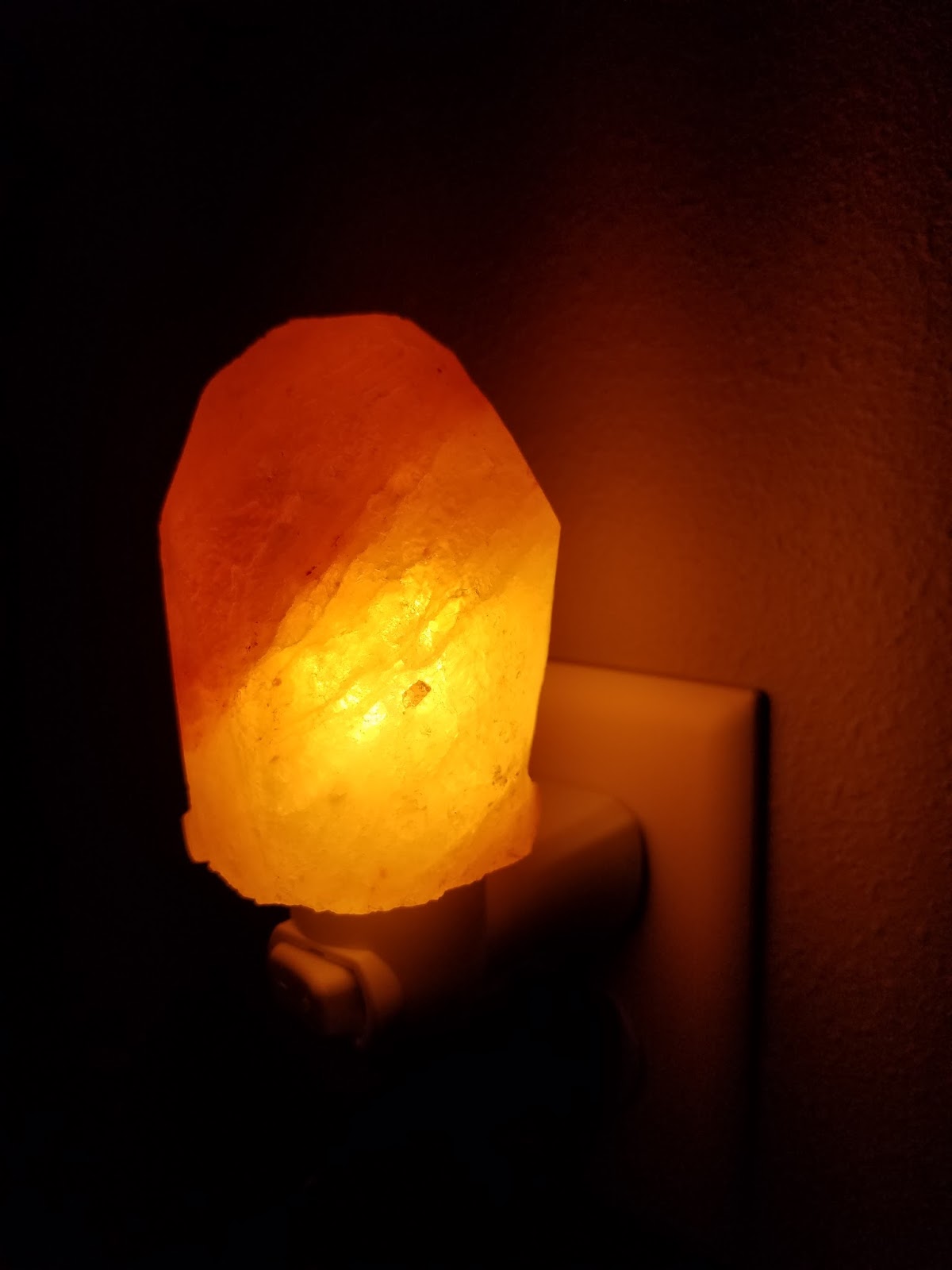 Let Me Review That For You! Salt Lamp Night Light with Wall Plug by