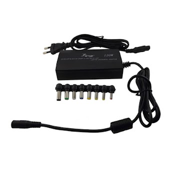 Fonte Carregador Universal Notebook Laptop 120w 8 Plugs Knup