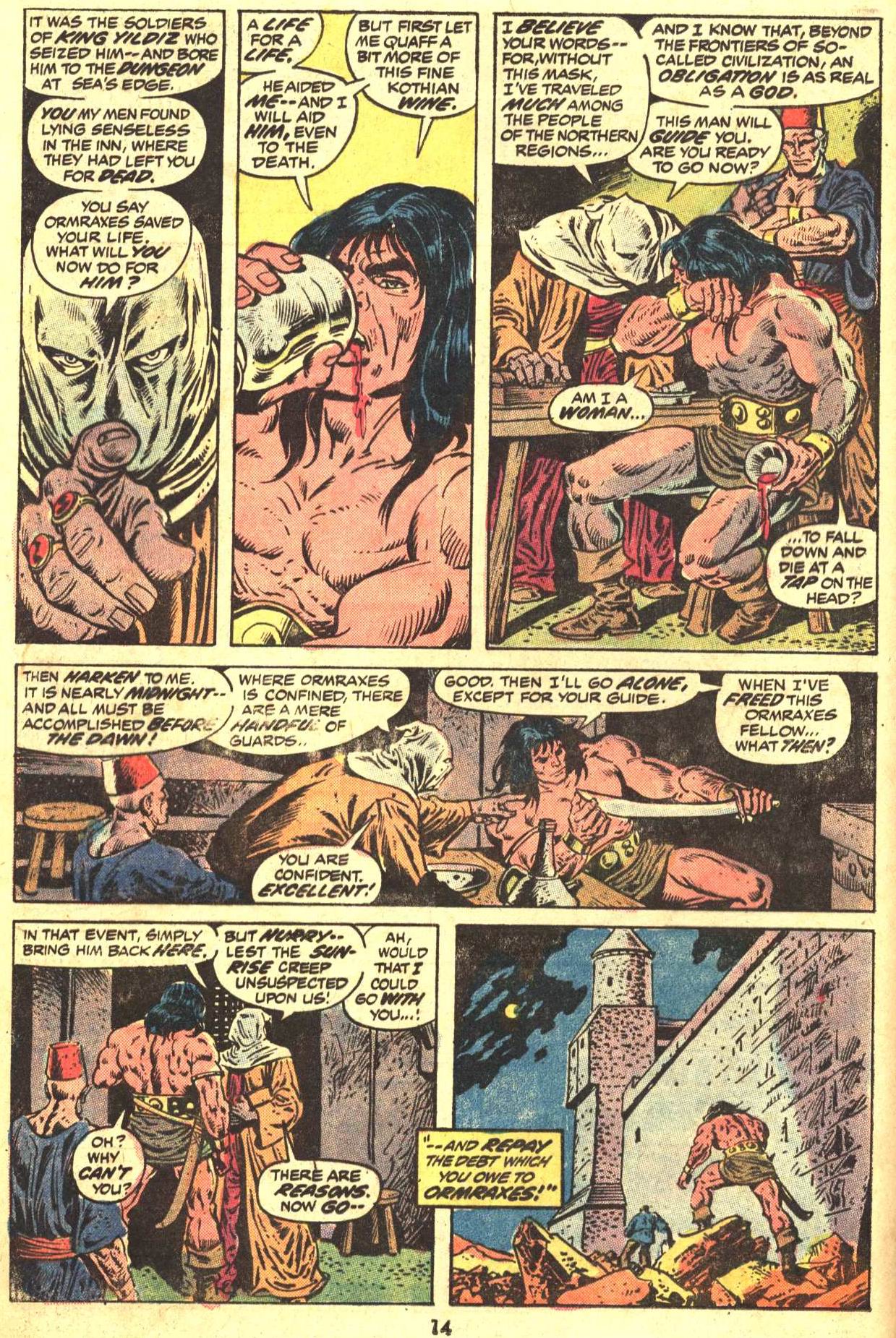 Read online Conan the Barbarian (1970) comic -  Issue #29 - 11