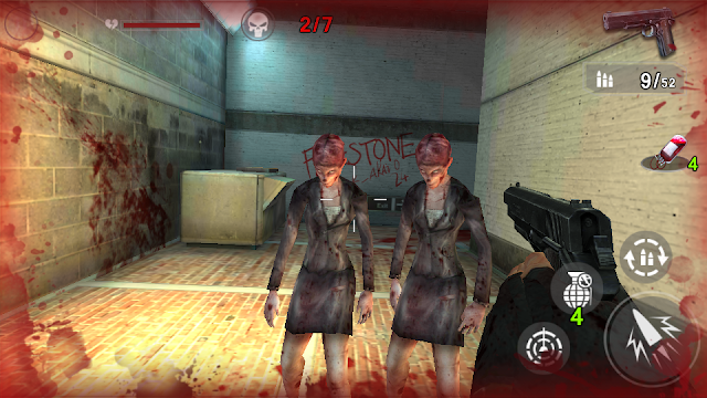screensot tembak zombie