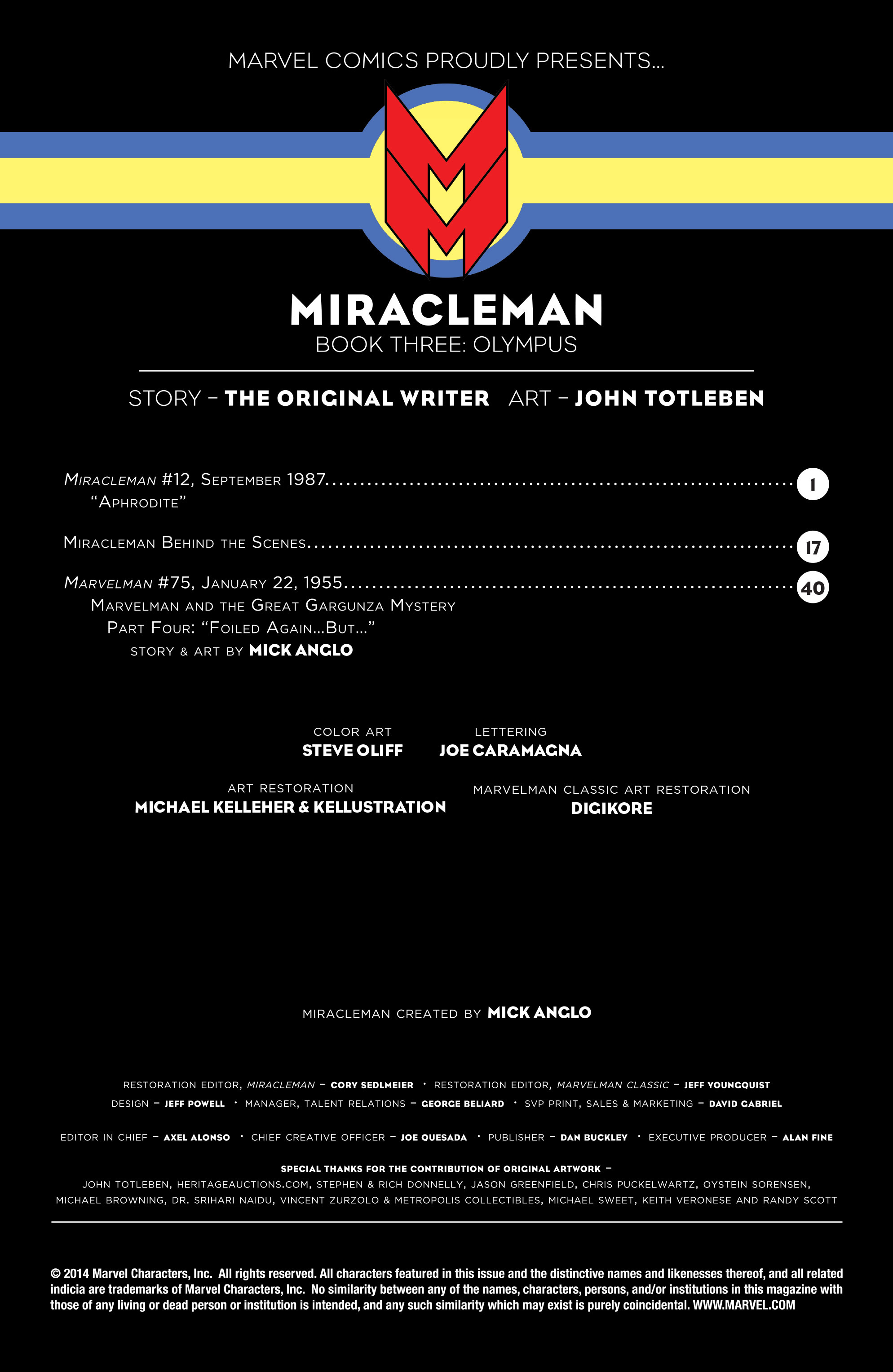 Read online Miracleman comic -  Issue #12 - 2