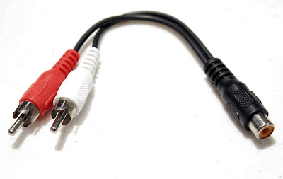 y splitter cable for connecting two car amps