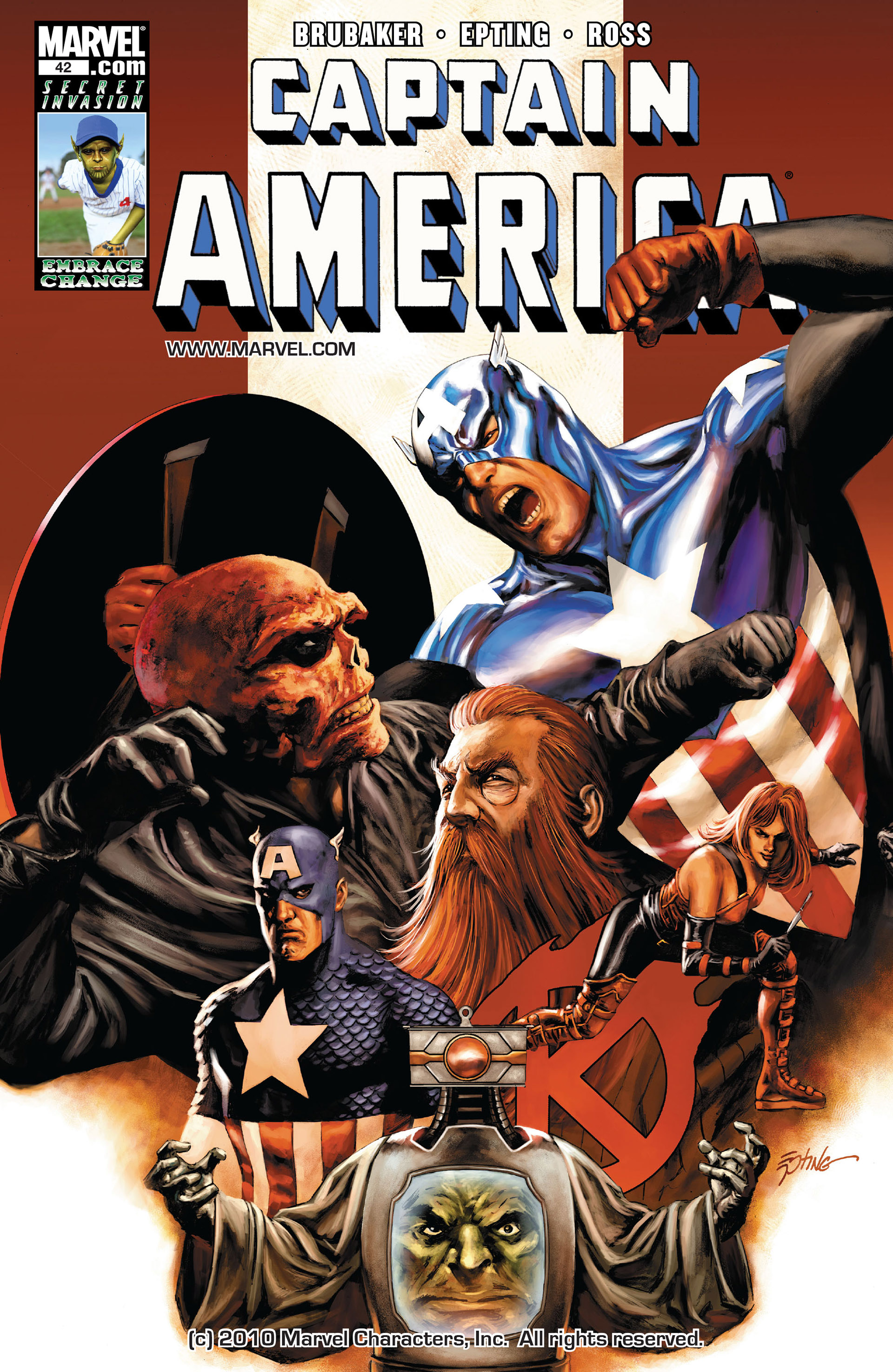 Read online Captain America (2005) comic -  Issue #42 - 1