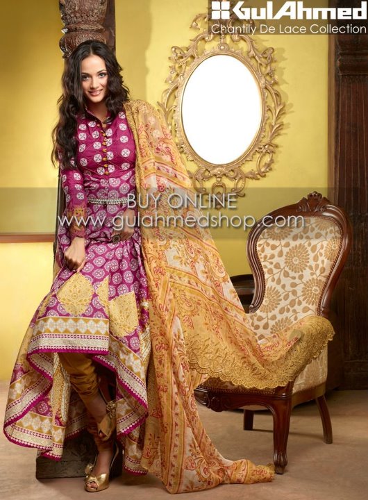 Eid Collection 2012 By Gul Ahmed Newluk Fashion
