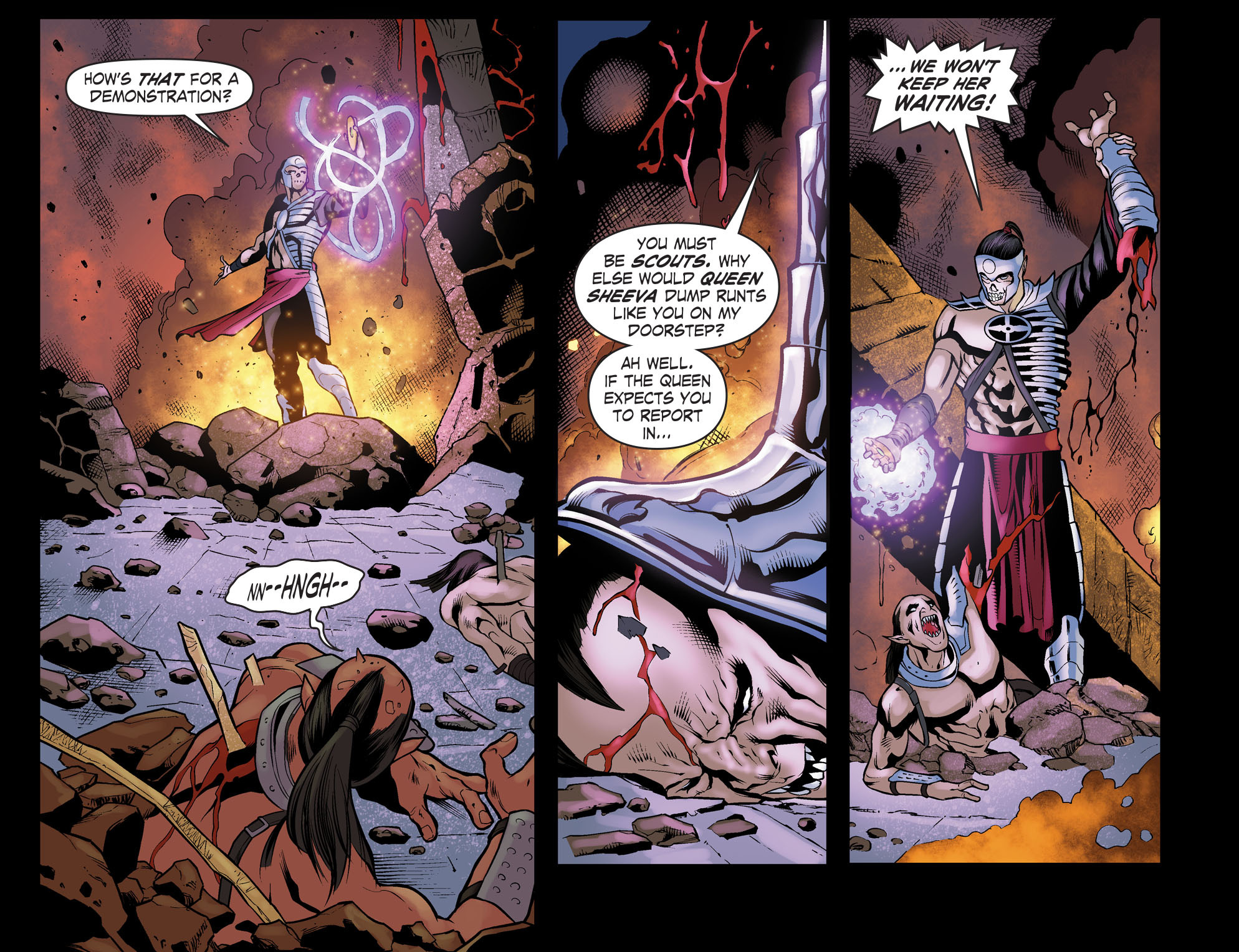 Read online Mortal Kombat X [I] comic -  Issue #30 - 7