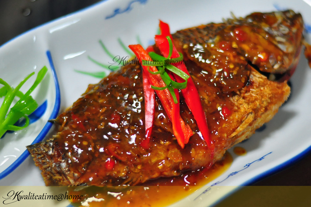 kwaliteatimehome Fried Tilapia inThai Sauce